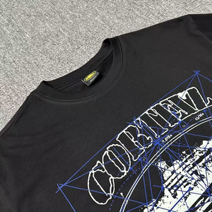 Camiseta de Manga Corta con Estampado Hip Hop de la Costa Oeste para Hombre y Mujer, Atuendo de Pareja Moderno para el Verano - Product Image 5