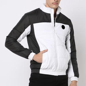 Veste d'hiver matelassée à capuche pour homme, personnalisable, OEM, avec rembourrage 100% polyester, écologique, respirante et à séchage rapide - Product Image 1