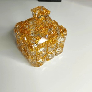 กล่องใส่เครื่องประดับเรซิ่นลายดอกไม้แบบพรีเมียม งานแฮนด์เมด กล่องเก็บเครื่องประดับตกแต่ง กล่องของขวัญเรซิ่นขนาดเล็ก - Product Image 6