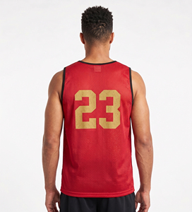 Chalecos Deportivos de Baloncesto sin Mangas para Hombre, Chalecos de Baloncesto de Malla de Secado Rápido, Chalecos de Entrenamiento de Baloncesto Ligeros para Verano - Product Image 2