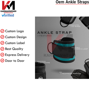 Breathable Ankle Strap Gym <b>Cable</b> <b>Attachment</b> Leg Workout Glute Training Fitness Wholesale Supplier - Product Image 6