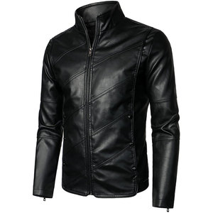 Men's Premium Quality Leather <b>Jacket</b> Fashionable Sheepskin Leather <b>Jacket</b> Winter Motorcycle Racing bomber <b>jacket</b> for men - Product Image 2