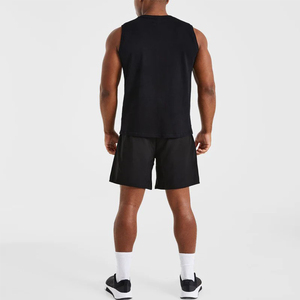 Wholesale Custom Front Logo OEM Men's High Quality Lightweight Fabric <b>Racer</b> Gym & Streetwear Breathable <b>Top</b> Trending Tank <b>Top</b> - Product Image 4