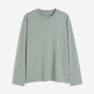 Premium Selling Men's Clothing <b>T</b>-<b>Shirts</b> Wholesale Pure Cotton Knitted Casual Blank <b>Long</b>-sleeved Men's Solid <b>T</b> <b>Shirts</b> In Low MOQ - Product Image 4