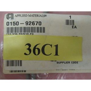 AMAT 0150-92670A /X1D.P3 - อุปกรณ์และชิ้นส่วนเซมิคอนดักเตอร์ระดับโลกที่เชื่อถือได้ - Product Image 1