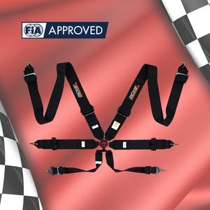 OEM ODM FIA 8853 2016 6 Point Racing Seat Belt ECO A With Polyester Webbing And Aluminum Adjusters For Wholesale - Product Image 3