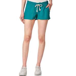 Shorts en jean taille haute déchirés style vintage décontracté coupe ample tendance pour femme, idéal pour l'été et la plage, style urbain BY BS 2026 - Product Image 1