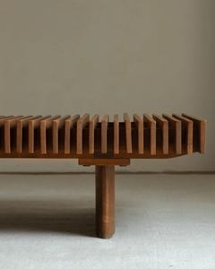 Mesa de Centro Rica Moderna Hecha de Madera de Teca Sólida, Altura Ajustable, Color Marrón Oscuro, para Interiores o Exteriores, Muebles para Sala de Estar - Product Image 3