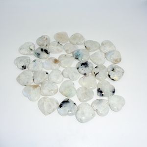 Piedra de Luna Arcoíris Natural en Forma de Corazón, Cristal Azul Brillante, Piedra Curativa para Reiki, Meditación, Energía, Regalo, Decoración, Venta al por Mayor - Product Image 5