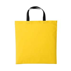 Bolsa de Mano Ecológica de Lona de Algodón con Asa Corta |   Bolsa de Compras Reutilizable |   Bolsa de Lona con Logotipo Personalizado - Product Image 1