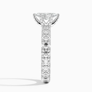 BOJ <b>Ring</b> 0118 Marquise Cut 925 <b>Silver</b> Luxe Ellora Prong Setting <b>Solitaire</b> Diamond <b>Ring</b> 2ct D Color VVS1 Moissanite GRA Certified - Product Image 3