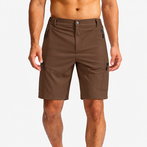 Pantalones Cortos Cargo Casuales de Verano para Hombre, para Deportes al Aire Libre y Viajes, con Logotipo Frontal, Tela Twill, Secado Rápido, Transpirables, Mezcla de Algodón, Cierre de Botones - Product Image 1