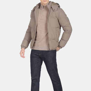 High Quality Classic Waterproof 80% <b>Down</b> Reversible Puffer Jacket Warm Cold Resistant Fashionable Casual Hooded Men's - Product Image 4