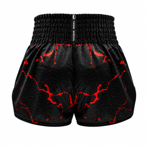 Premium Twin Mixed Martial Arts <b>Shorts</b> <b>Men</b> <b>Black</b> Green Logo Sublimation Print Moisture Wicking Regular Fit Adult MMA Wear - Product Image 5