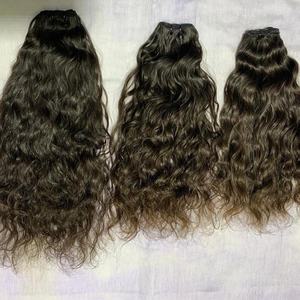 Lots de Cheveux Humains Vierges Bruts en Gros, Bouclés Crépus, Ondulés Effet Eau, Noir Naturel, Extensions à Tissage, 100% Non Traités, Cheveux Bouclés Doux - Product Image 2