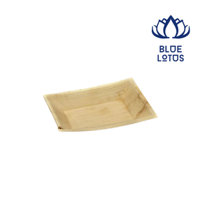 Assiettes en feuilles de palmier Areca écologiques en vrac, vaisselle biodégradable pour l'extérieur - Product Image 1