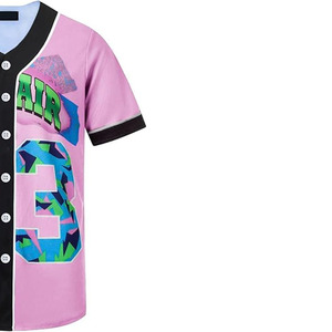 Camiseta de Béisbol Moderna y Elegante, Personalizada y Sublimada, Ropa Deportiva, Producción de Fábrica para Exportación OEM - Product Image 5