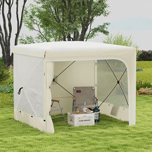 Tenda a baldacchino 8FT X 7FT resistente ai raggi UV con tende e zanzariere, riparo solare da campeggio e borsa per il trasporto - Product Image 2