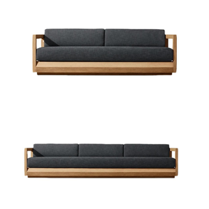 โซฟาสวนไม้สักทันสมัยทำจากไม้สักธรรมชาติคุณภาพดีที่สุดสำหรับใช้งานกลางแจ้งโรงแรมวิลล่าและโรงพยาบาล - Product Image 4