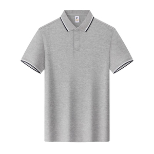 High Quality Hot Selling Nylon Blended Cotton Leisure Polo T-shirt Plus-size Golf Embroidery Men's Polo Shirt - Product Image 6