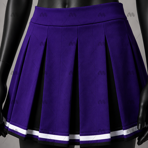 Uniforme de cheerleading personnalisé à manches courtes pour femmes et jeunes filles, vêtements d'entraînement, uniforme par sublimation pour filles et femmes, polyester - Product Image 3