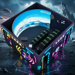 Cinéma VR d'intérieur avec sièges dynamiques à rail 4D/5D/7D/9D, structure métallique, écran incurvé 160°, théâtre de réalité virtuelle - Product Image 3