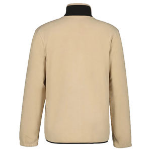 Chaqueta de hombre de alta calidad, color piel, acolchada, gruesa, de lana polar para invierno, chaqueta bomber personalizada para hombre. - Product Image 2
