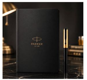 ชุดของขวัญผู้บริหาร Parker Élan รุ่น Beta พร้อมปากกาหัวทองคำ และสมุดโน้ตพรีเมียมขนาด A5 หมึกสีน้ำเงิน 80 แกรม กระดาษเส้นบรรทัด - Product Image 2