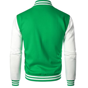 เสื้อแจ็คเก็ตเบสบอลแบบสั่งทำพิเศษสำหรับผู้ชาย รุ่น Voristy - Product Image 4