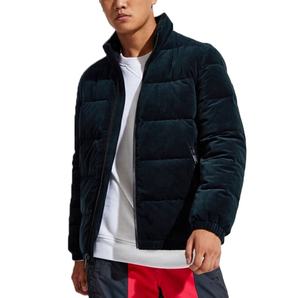 Black New Puffer <b>Jacket</b> in Wholesale Puffer <b>Jackets</b> Made in Cotton Polyester Custom Made <b>Men</b> <b>Velvet</b> Windproof Puffer <b>Jackets</b> - Product Image 1