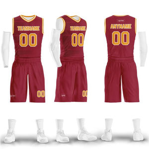 Uniforme de Baloncesto al por Mayor, Sublimado en Poliéster, Conjunto de Camiseta de Baloncesto con Nombre y Número del Equipo Personalizados - Product Image 2