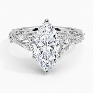 BOJ <b>Ring</b> 022 Marquise Cut 925 <b>Silver</b> Begonia Vine Moissanite Diamond <b>Ring</b> GRA Certified 2ct D Wedding Anniversary <b>Ring</b> Low Price - Product Image 1