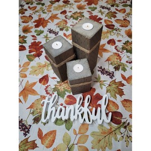 Rustic Reclaimed Wood <b>Candle</b> Holders with Twine - Wholesale from India - Product Image 3