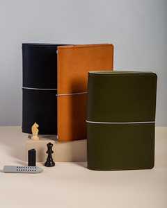 Vintage <b>Leather</b> Luxury Smell Proof Protection A5 <b>Notebook</b> Cover Journal Case <b>Refillable</b> Organizer for Professionals LNBC-0054 - Product Image 6