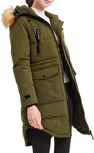 Latest Style Men's Thickened Cotton Parka <b>Jacket</b> Autumn Warm <b>Quilted</b> Fur Hooded Reversible Windproof Front Logo Parka <b>Jackets</b> - Product Image 6