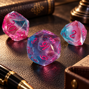 Juego de 7 Dados Poliédricos de Resina con Bordes Afilados, Dados Geométricos de Múltiples Caras para Juegos de Rol de Fantasía - Product Image 2