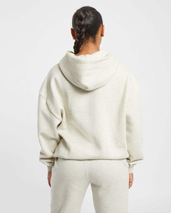 Venta al por mayor directa de fábrica: Sudadera con capucha para mujer con lavado ácido, logotipo bordado personalizado, teñido liso, para chicas - Product Image 2