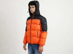 Veste pour homme en polyester rembourrée de coton, chaude, respirante, durable, vêtement d'extérieur décontracté - Product Image 4