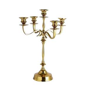Luxury Handmade Aluminum Candelabra <b>Candle</b> Holder Antique Style Decorative <b>Candle</b> Stand for Wedding Event Tabletop At <b>Cheap</b> Rate - Product Image 4