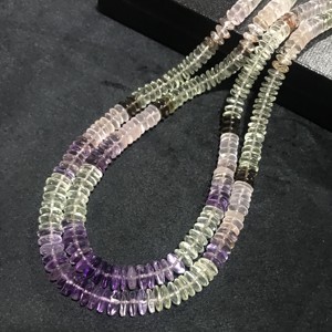 100% Natural IGI Certified Semi Multi Loose Plain Rondelle Stone Beads 7mm-9mm AAA Grade Multi <b>Fire</b> Vivaaz Gems Jaipur - Product Image 4