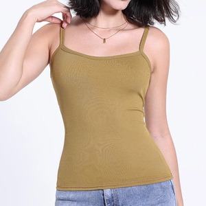 Débardeur à Bretelles Coréen d'Été pour Femmes, Couleur Unie, Style Basique Polyvalent, Sexy, Coupe Slim et Fine, pour Adolescentes - Product Image 2