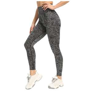 Leggings de sport personnalisés OEM ODM pour femmes, effet push-up, sans coutures, respirants, taille haute, pour le yoga - Product Image 5