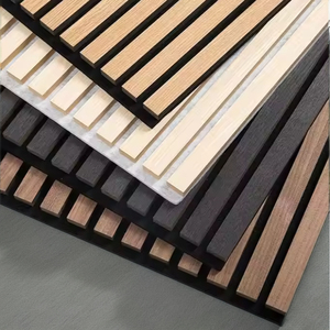 Panel de Pared Acústico de Madera Sólida con Forma Especial 3D, de MDF, Fibra de Poliéster y Fieltro, Impermeable, para Interiores de Apartamentos - Product Image 1