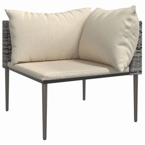 Conjunto de Sofá Esquinero de Jardín de Dos Plazas en Gris Beige - Product Image 4