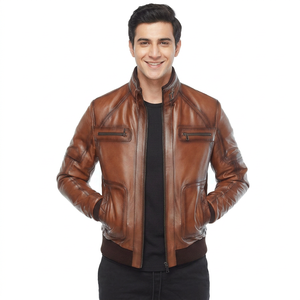 Unique Design Latest Price 2026 Customized Color <b>Men</b> <b>Leather</b> <b>Jackets</b> High Quality Waterproof <b>Men</b> <b>Leather</b> <b>jacket</b> for <b>men</b> - Product Image 1