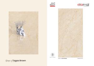 กระเบื้องพอร์ซเลนลายโมเดิร์น ขนาด 60x120 ซม. (600x1200 มม.) 24x48 นิ้ว ผิวมันเงา รูปแบบขนาดใหญ่ ดีไซน์หรูหรา สำหรับโครงการระดับพรีเมียม - Product Image 2