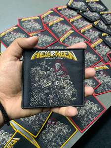 Écussons tissés personnalisés pour vêtements, chapeaux, sacs - Tissu en toile écologique avec forme de cœur, couleurs et logos personnalisés - Product Image 4