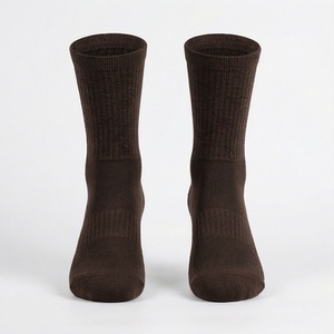 Calcetines de Hombre, Estilo Clásico, Color Liso, Tejidos, Transpirables, de Algodón, para Uso Diario en Otoño - Product Image 1