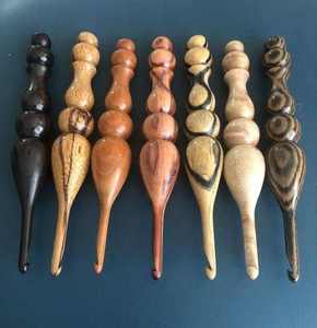 Premium Wood Simple Straight <b>Crochet</b> <b>Hooks</b> Set 13 <b>Hooks</b> Hand Knitting Natural Hand Turned Ergonomic Portable - Product Image 1