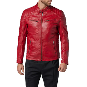 Hot Selling Product <b>Men</b> Clothing <b>Leather</b> <b>Jacket</b> 2026 New Fashion Windproof <b>Men</b> <b>Leather</b> <b>Jacket</b> For Outdoor Wear - Product Image 4
